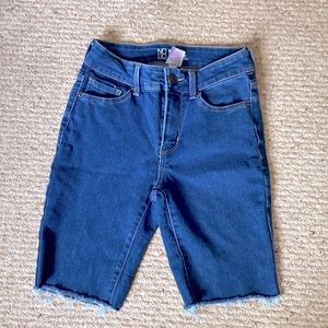 Distressed Jean Shorts